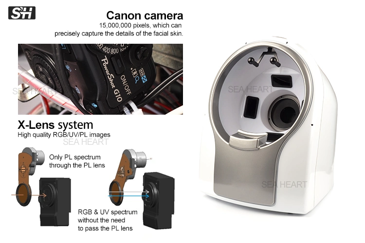 Imported Camera Skin Analyzer Machine with Three Spectrums