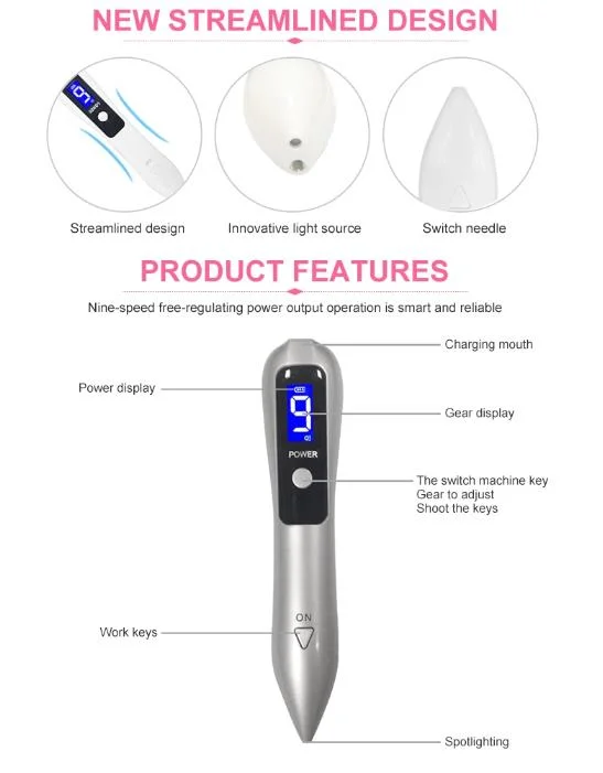 Mole Removal Pore Remover Beauty Plasma Lift Pen