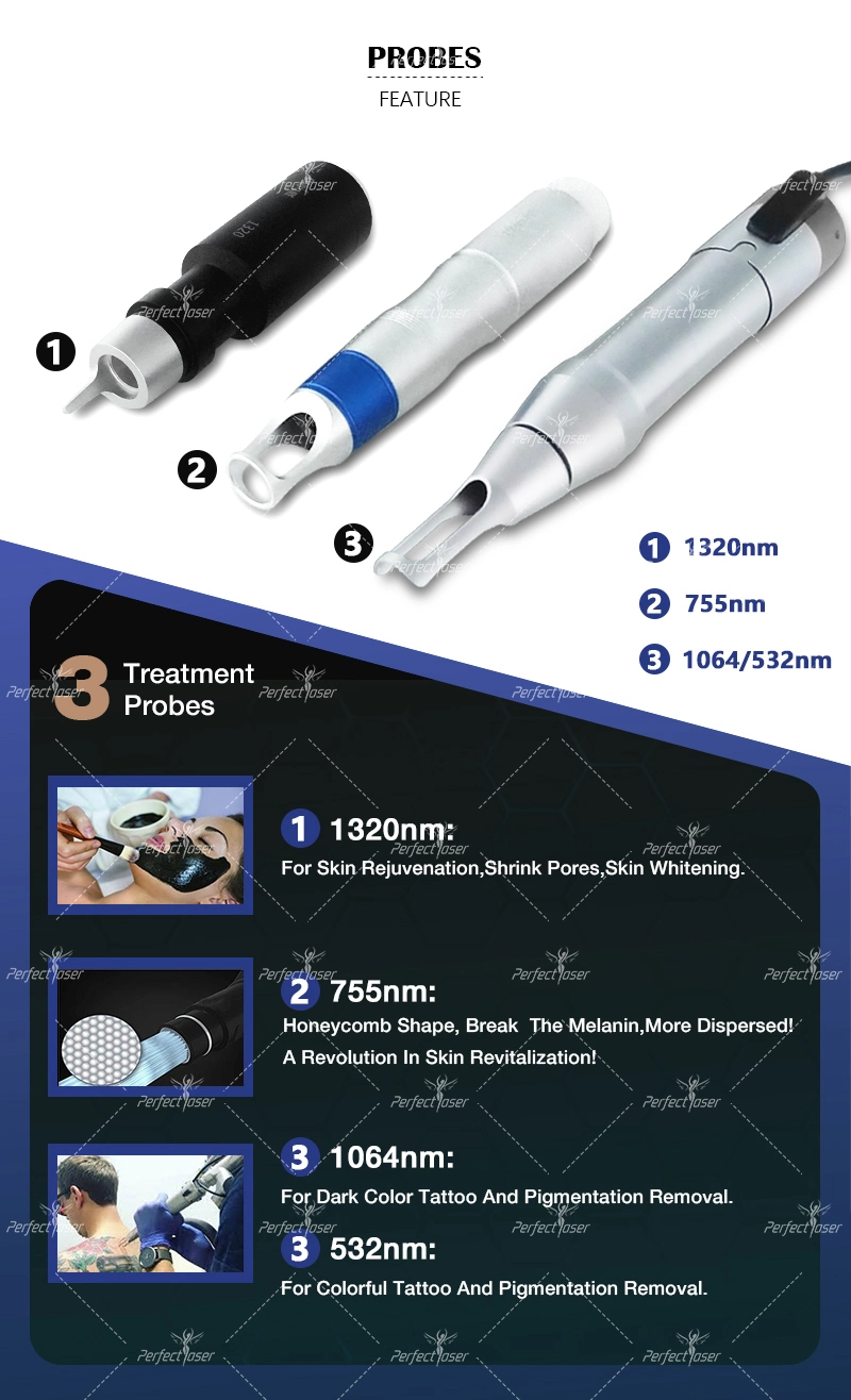 CE/FDA/RoHS Q Switch ND YAG Laser Tattoo Removal Picosecond Device